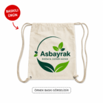 Ham Bez Büzgülü Sırt Çantası 30x40 cm 130 gr - Görsel 2