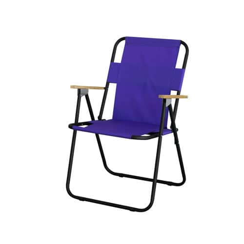 Katlanibilir Sandalye Ahşap Kollu Asbayrak