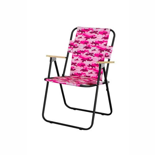 Katlanibilir Sandalye Ahşap Kollu Asbayrak