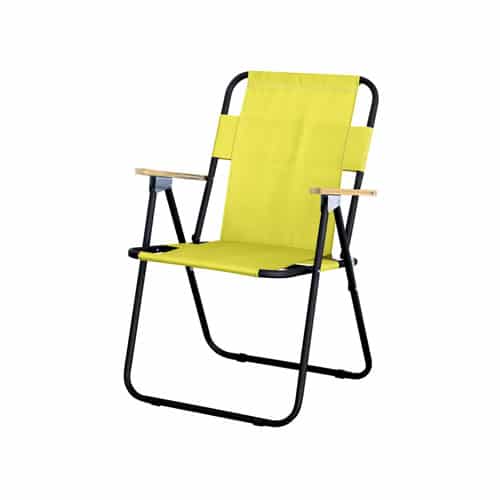 Katlanibilir Sandalye Ahşap Kollu Asbayrak