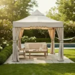 Gazebo Bahçe Çadırı 3x3 m. | Aura Garden - Görsel 2