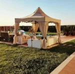 3 metreye 3 metre bahçe gazebo çardak