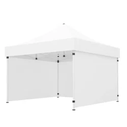 gazebo çadır 3x3 3 duvarlı baskısız