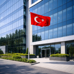 Gönder direğine halat sistemi ile çekilen gönder tipi Türk bayrağı, rüzgârda serbest şekilde dalgalanarak etkileyici bir görünüm oluşturur. Kamu kurumları, okullar, belediyeler, şirket binaları ve tören alanlarında en yaygın kullanılan bayrak türüdür.