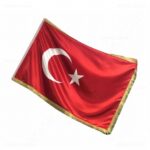 Türk Tören Bayrağı (Direksiz - Simli) - Görsel 2