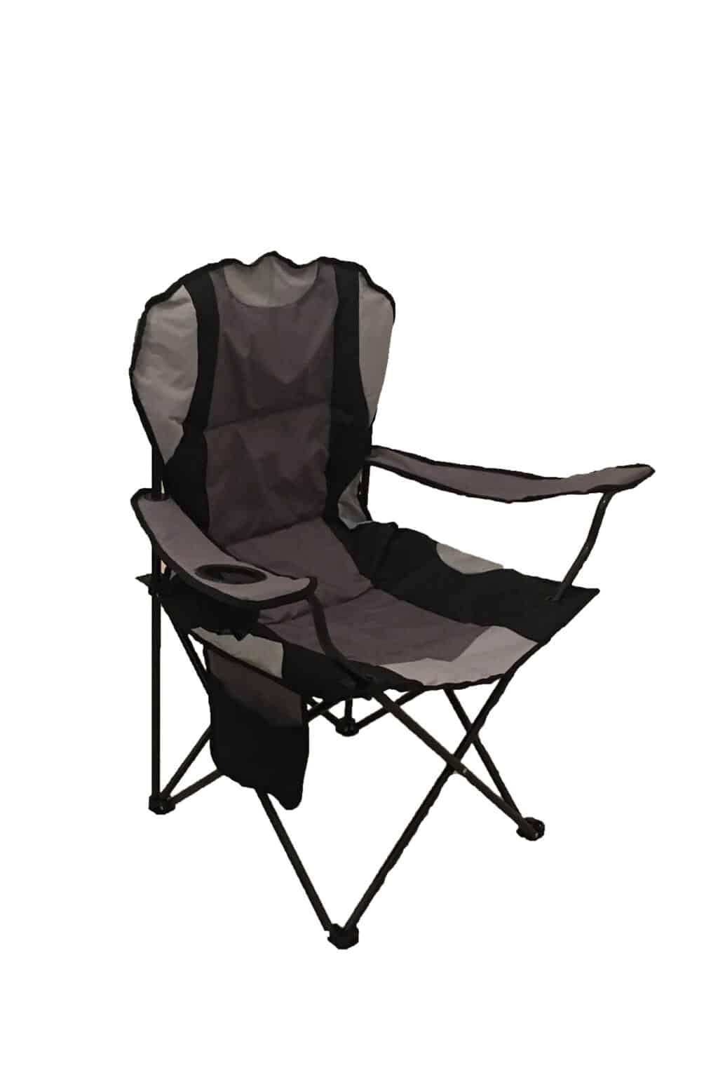 XL Lüks Dolgulu Kamp Sandalyesi Gri Asbayrak XL Lüks Dolgulu Kamp Sandalyesi Gri Asbayrak