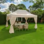 aura garden bahçe çadırı 3x4,5 metre portatif ve katlanır bahçe çadırı