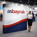 örümcek stand fuar standı kullanım sahnesi profesyonel arka fon standı
