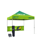Gazebo Çadır 3x3 m. (Yarım Duvar Baskılı)