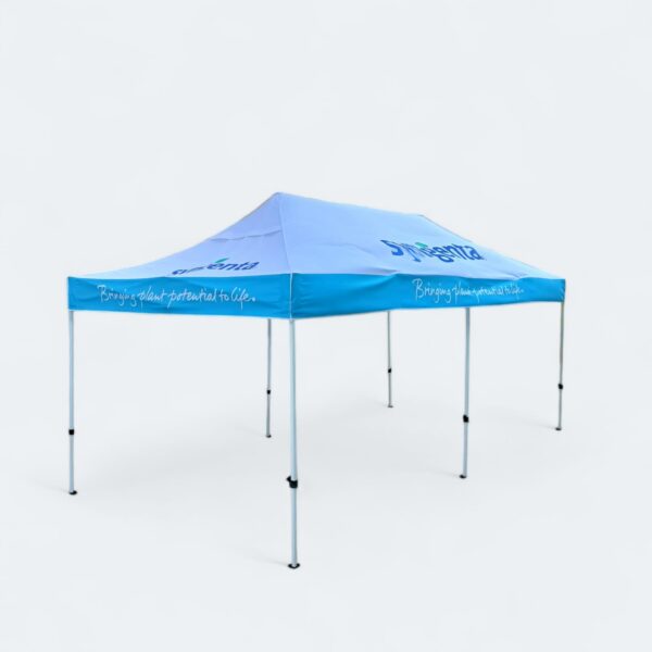 baskılı gazebo çadır 3x6 m.