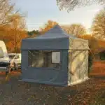 vanlife karavan kış bahçesi gri renk 3x4,5 karavan çadırı