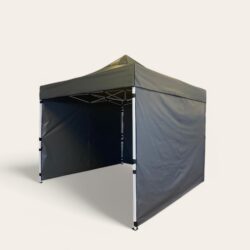Gazebo Çadır 3x3 m. (3 Duvarlı - Gri)