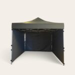 Gazebo Çadır 3x3 m. (3 Duvarlı - Gri) - Görsel 2