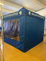 Taziye Çadırı 3x3 m. (Şeffaf + Kapı) - Görsel 2