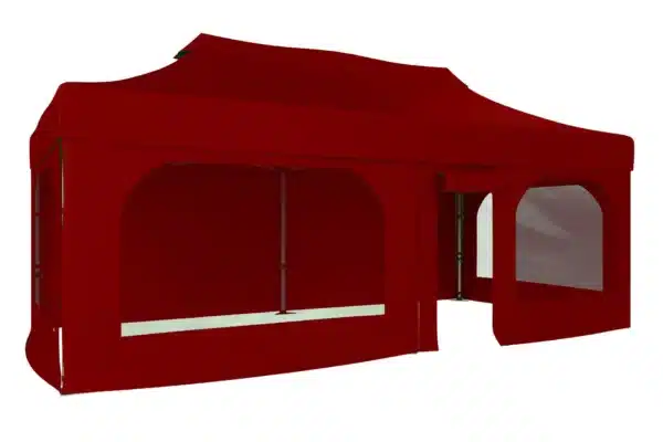 Gazebo Çadır 3x6 m. (Kapı + Şeffaf Pencereli) - Görsel 2