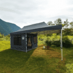 Gazebo Kamp Çadırı 3x6 m. Verandalı (Antrasit Gri) | Campera