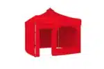 Gazebo Çadır 3x3 m. (Kapı + Şeffaf Pencereli)