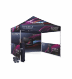Gazebo Çadır 3x3 m. (2 Yarım Duvar 1 Tam Baskılı)