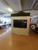 Karavan Kış Bahçesi 2x2 m. (Yeşil - Krem)