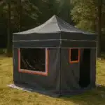 Karavan Çadırı 3x3 m. (Antrasit Gri - Turuncu) | Vanlife - Görsel 2