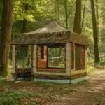 Karavan Çadırı 3x3 m. (Krem - Kamuflaj) | Vanlife - Görsel 2