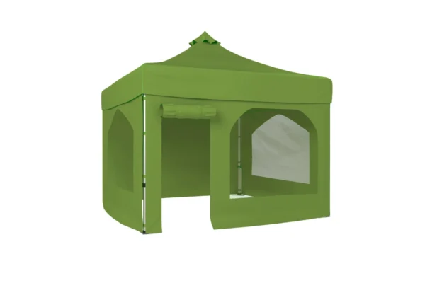 Gazebo Çadır 3x3 m. (Kapı + Şeffaf Pencereli) - Görsel 3