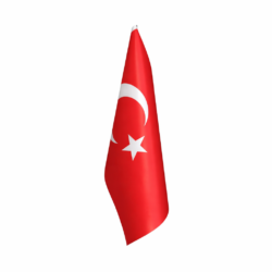 Türk makam bayrağı, resmi kurumlar, yönetici odaları ve toplantı salonlarında kullanılan ofis bayrak modellerinden biridir. Türk bayrağı, bulunduğu ortama resmi ve kurumsal bir görünüm kazandırır. Yönetici masaları, protokol alanları ve kurumsal ofislerde tercih edilen bu makam bayrağı, devlet kurumları, şirketler ve organizasyonlarda temsil amacıyla kullanılır. Türk makam bayrağı modeli, ofis dekorasyonu ve resmi kullanım için en çok tercih edilen masa bayrağı seçenekleri arasında yer alır.