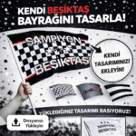 Sopalı Beşiktaş Bayrağı