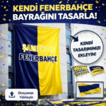 Fenerbahçe Büyük Bina & Balkon Bayrağı (Dikey Asma)