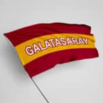 galatasaray bayrağı (sopalı)