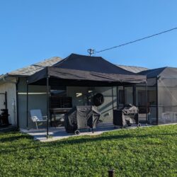 Bahçe Çadırı 3x4,5 m. (Siyah - 40 mm)