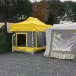 Karavan Çadırı Kış Bahçesi 3x4,5 m. (Sarı - Gri)