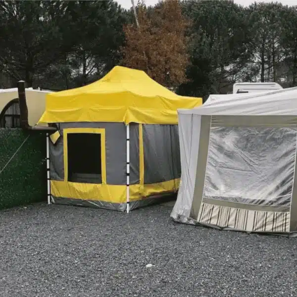Karavan Çadırı Kış Bahçesi 3x4,5 m. (Sarı - Gri) - Görsel 1