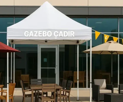 mobilya firmaları için bayrak şemsiye gazebo çadırlar