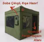 Vanlife Karavan Çadırı 3x3 m. (Premium Donanım) - Görsel 3
