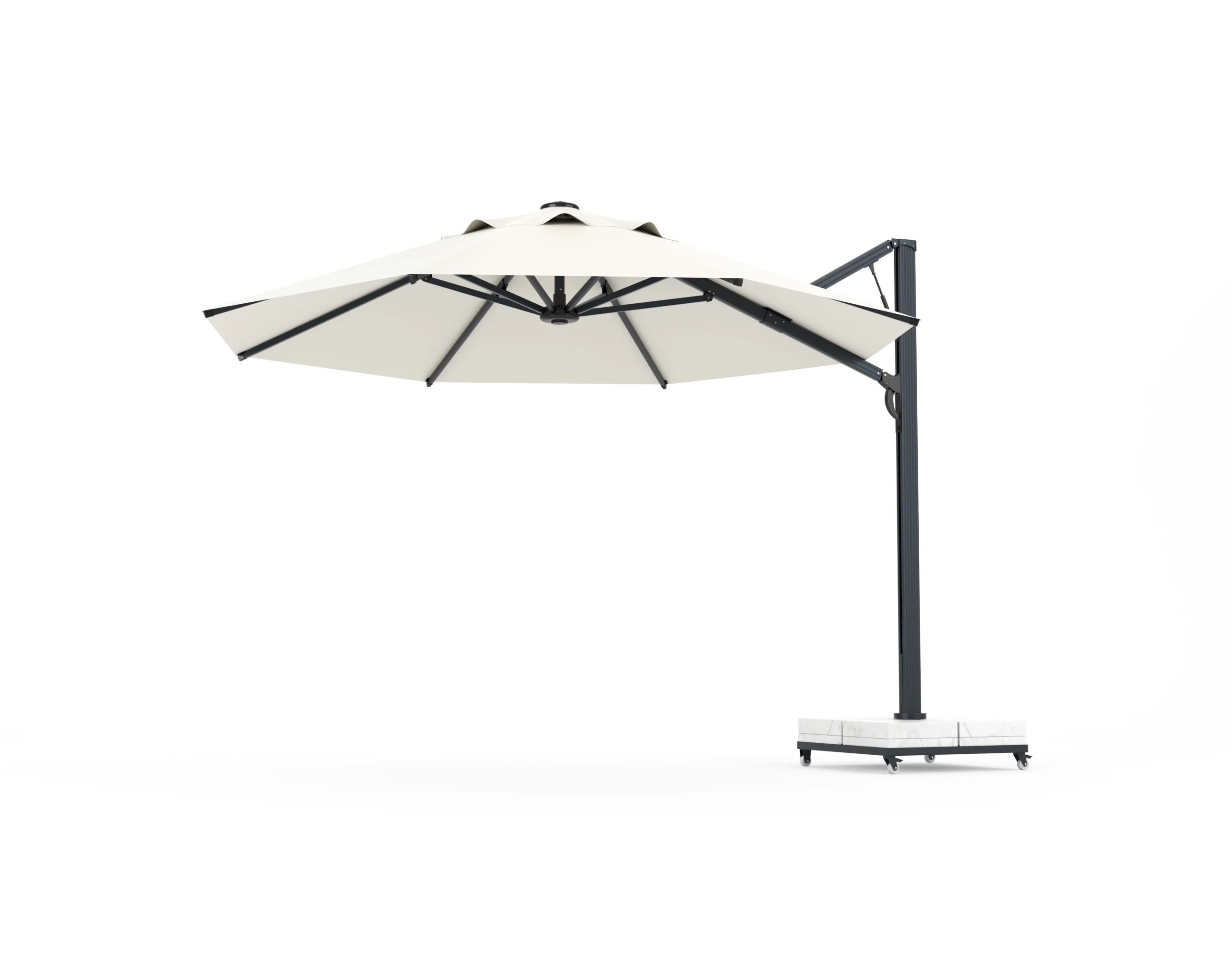 eagle-flex-300-krem Eagle Flex Yandan Kollu Şemsiye 300Q - Görsel 1